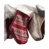 Christmas stockings with plush warmth, festive decoration, suitable for both children and adults at home Item Picture